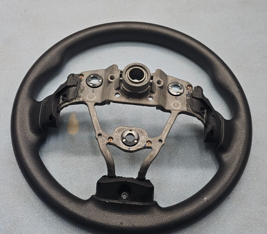 🔥2014-2016 Kia Forte Steering Column Wheel Assenbly Black Leather OEM