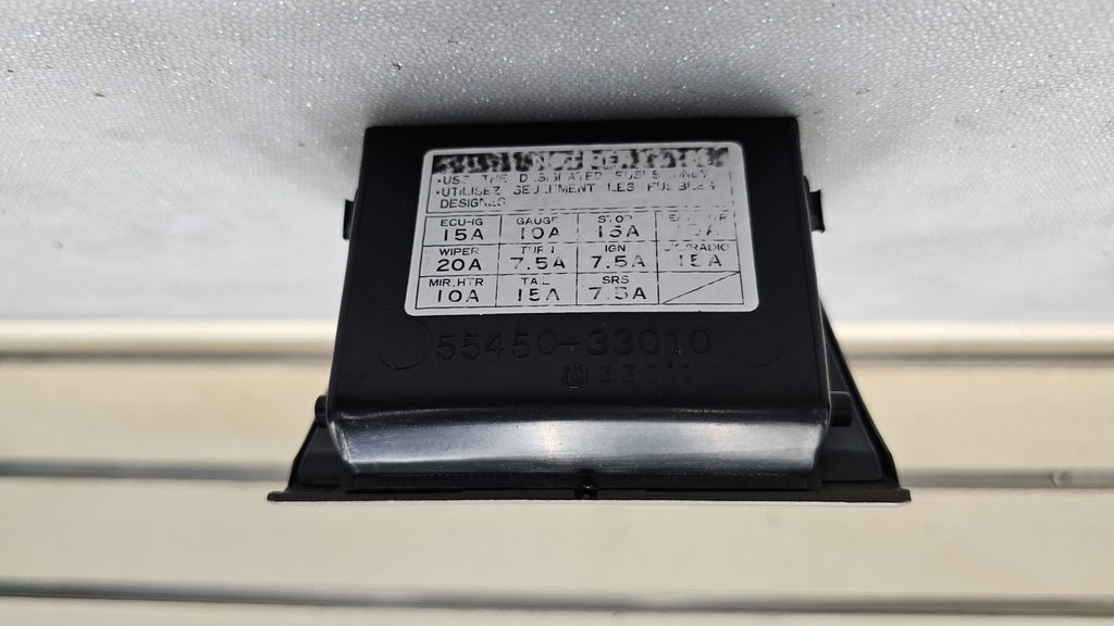 🔥92-96 Toyota Camry Coin Tray Fuse Box Cover Holder Insert DK TAN OEM