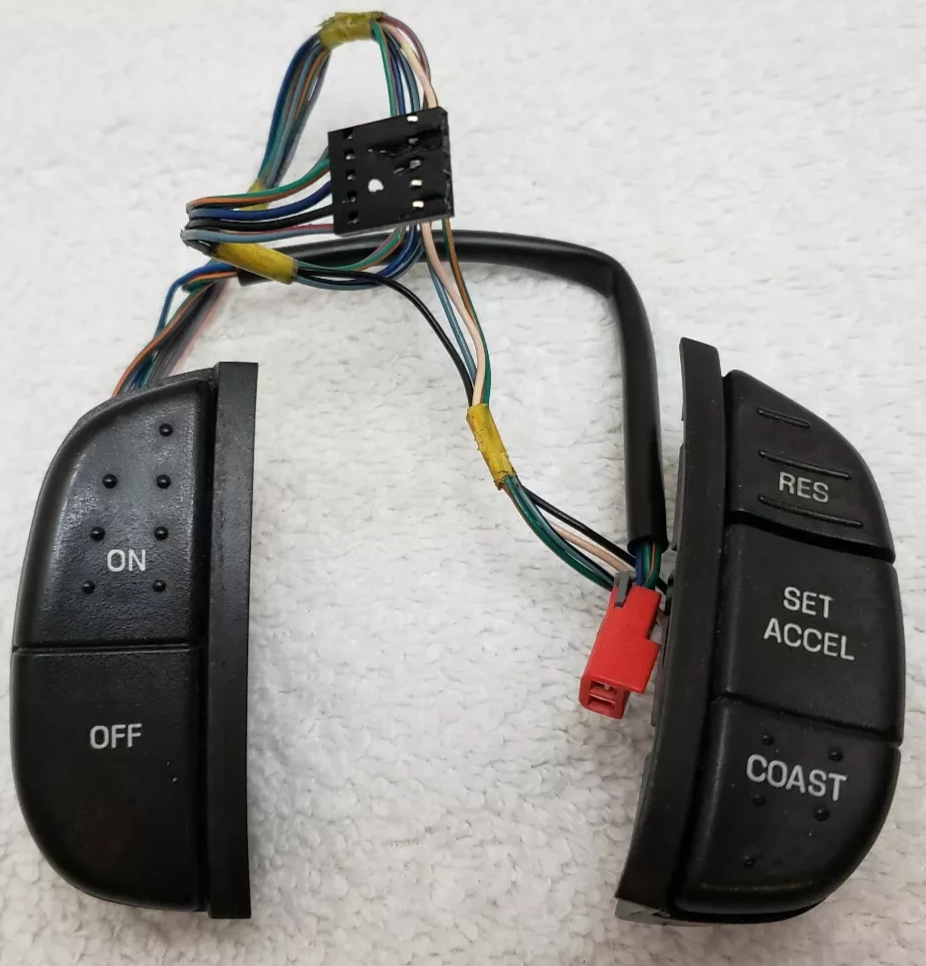 🔥99-07 FORD F250 F350 SUPERDUTY STEERING WHEEL CRUISE CONTROL BUTTONS SWITCH