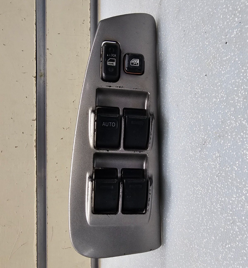 🔥03-09 PONTIAC VIBE LEFT DRIVER MASTER POWER WINDOW DOOR LOCK SWITCH SILVER