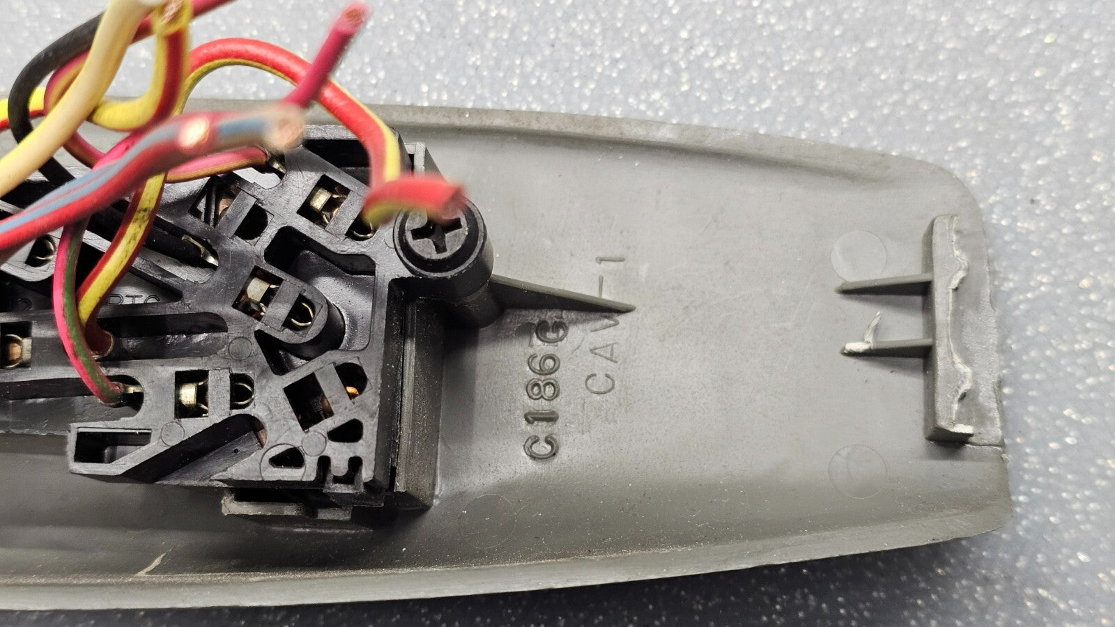 🔥03-08 Ford E150 E250 E350 Right Passenger Door Mirror Window Switch Lock Gray