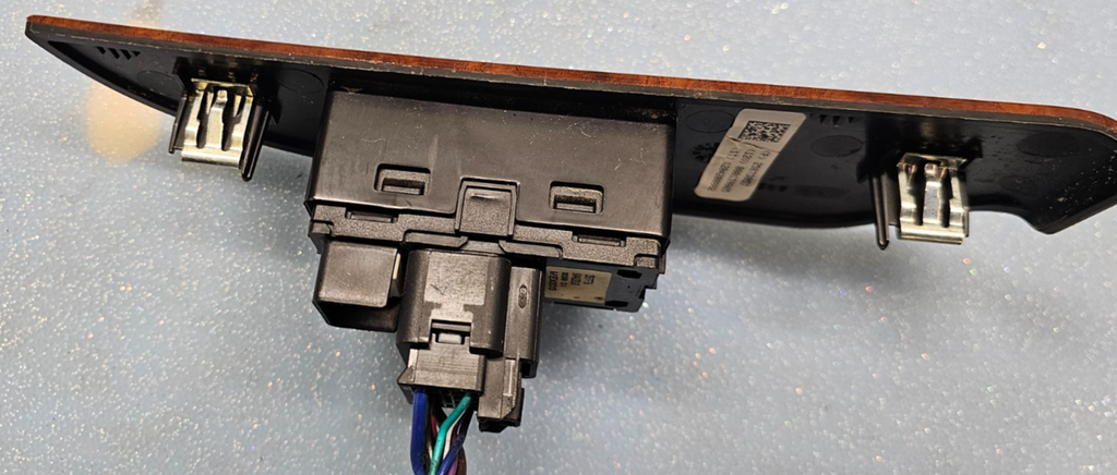 🔥07-14 Suburban Yukon Rear Left Driver Master Window Switch Assembly WOOD WS5