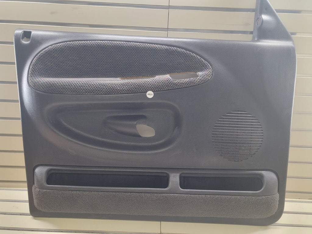 98-01 Dodge Ram 1500 2500 3500 Front Left Driver Door Trim Panel black auto D10