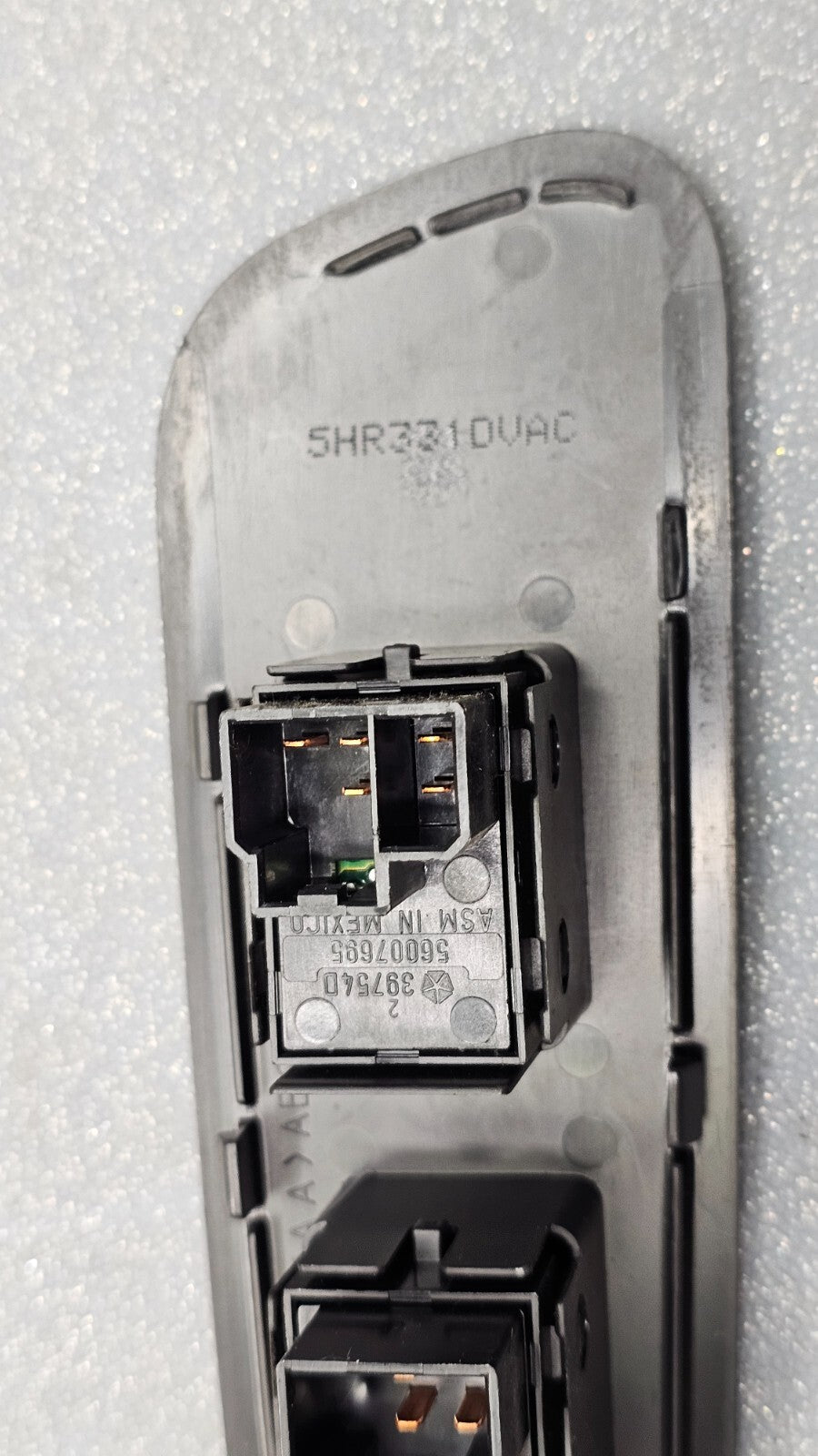 00-10 Dodge Ram Chrysler 300M Sebring RIGHT Passenger Front Window Switch Black