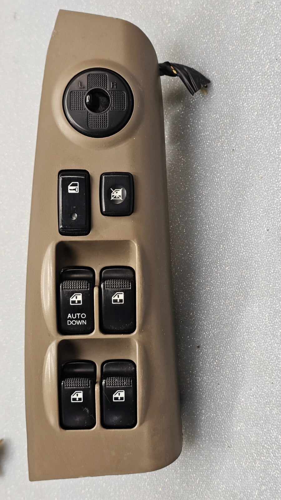 🔥05-10 SPORTAGE LEFT DRIVER MASTER POWER WINDOW SWITCH CONTROL ASSEMBLY TAN OEM
