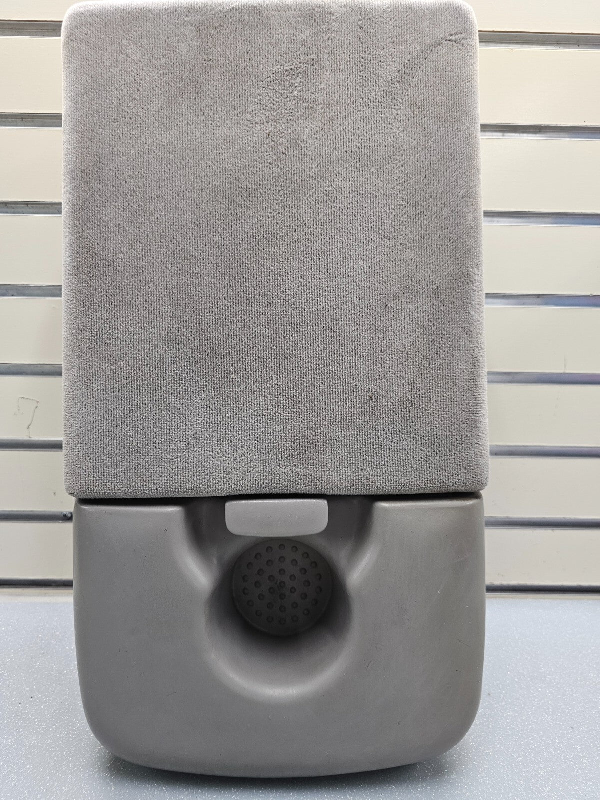 🔥97-03 Ford F150 Center Console JUMP SEAT Cloth/Leather Cup Holder LT GRAY JS6