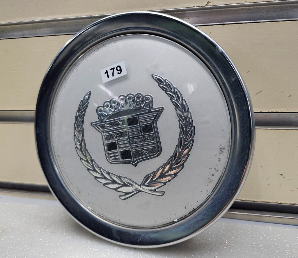 88-91 Cadillac Deville Front Rear LH/RH Wheel Center Cap Hubcap Silver Lower OEM
