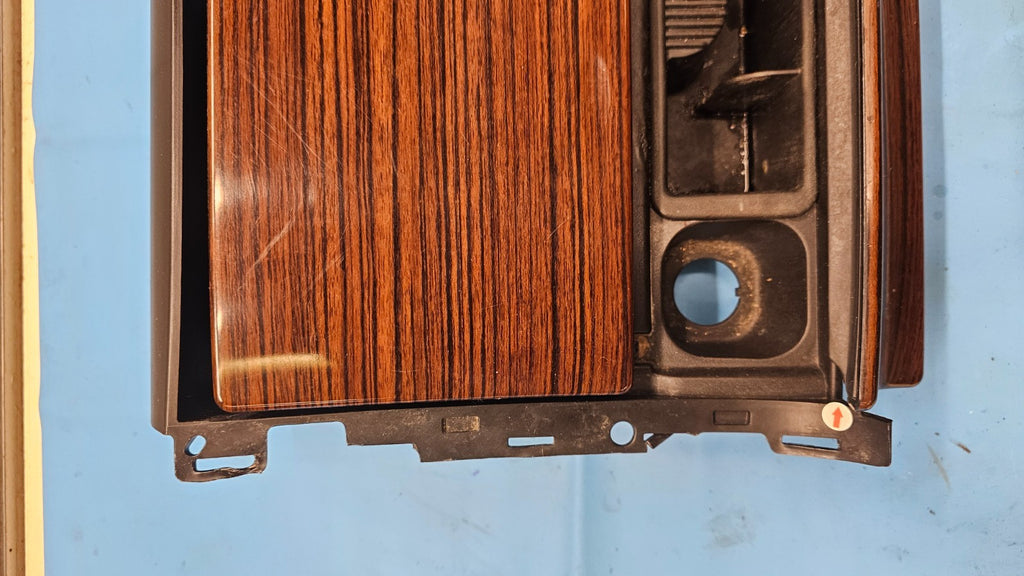 🔥03-06 Cadillac Escalade Lower Bezel Center Console Cup Holder Panel woodgrain