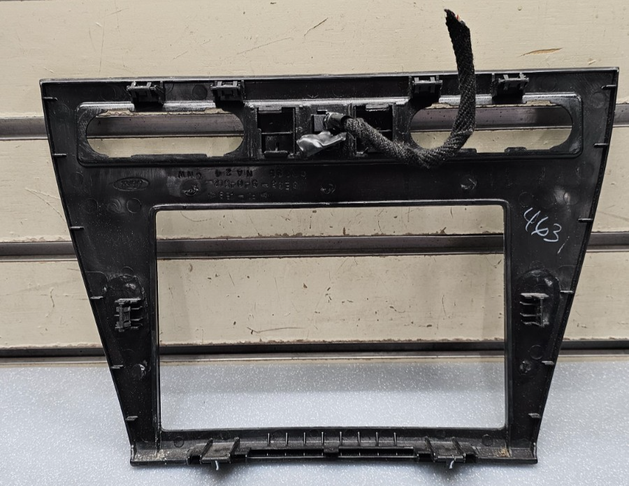 🔥06-09 Fusion Milan Dash Trim Panel FM Radio Stereo Bezel CARBON BLACK/SILVER