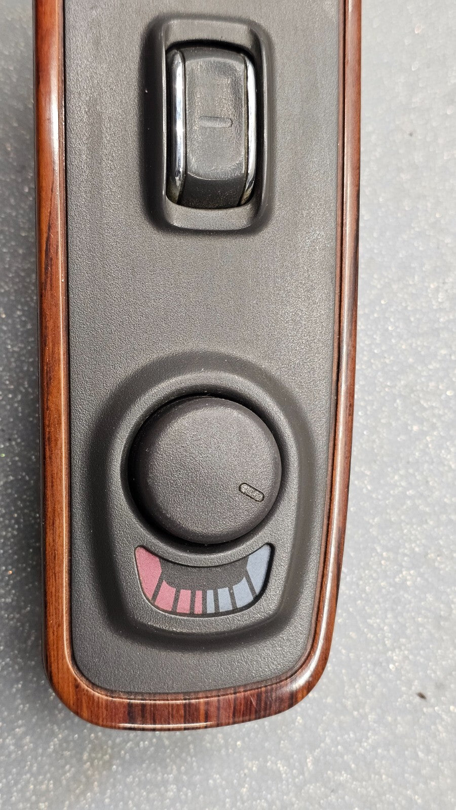 🔥97-99 CADILLAC DEVILLE FRONT RIGHT PASSENGER DOOR WINDOW SWITCH BLACK/WOOD