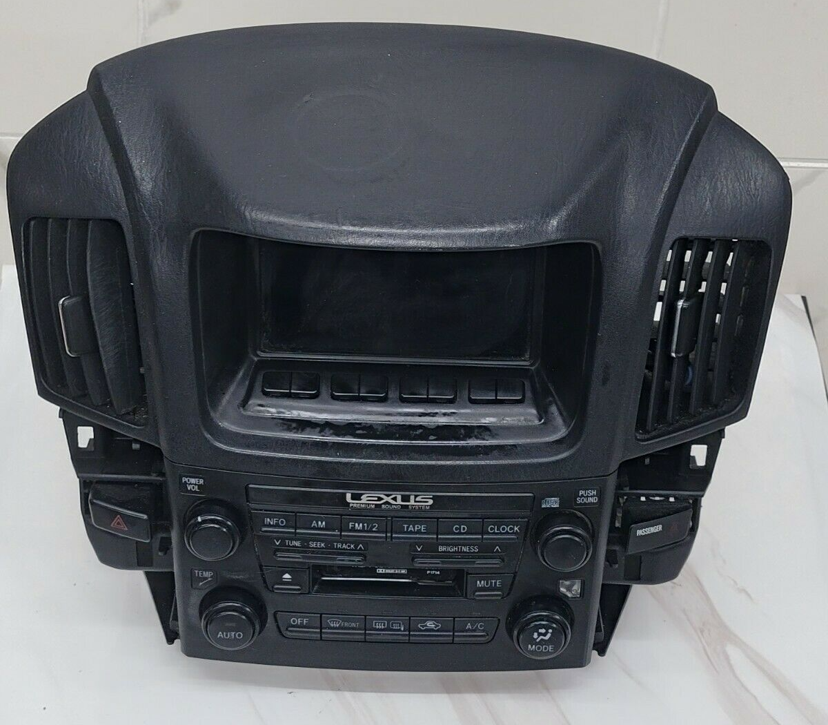 🔥1999 - 2003 Lexus RX300 Info GPS Display Screen OEM RADIO BEZEL RX Black
