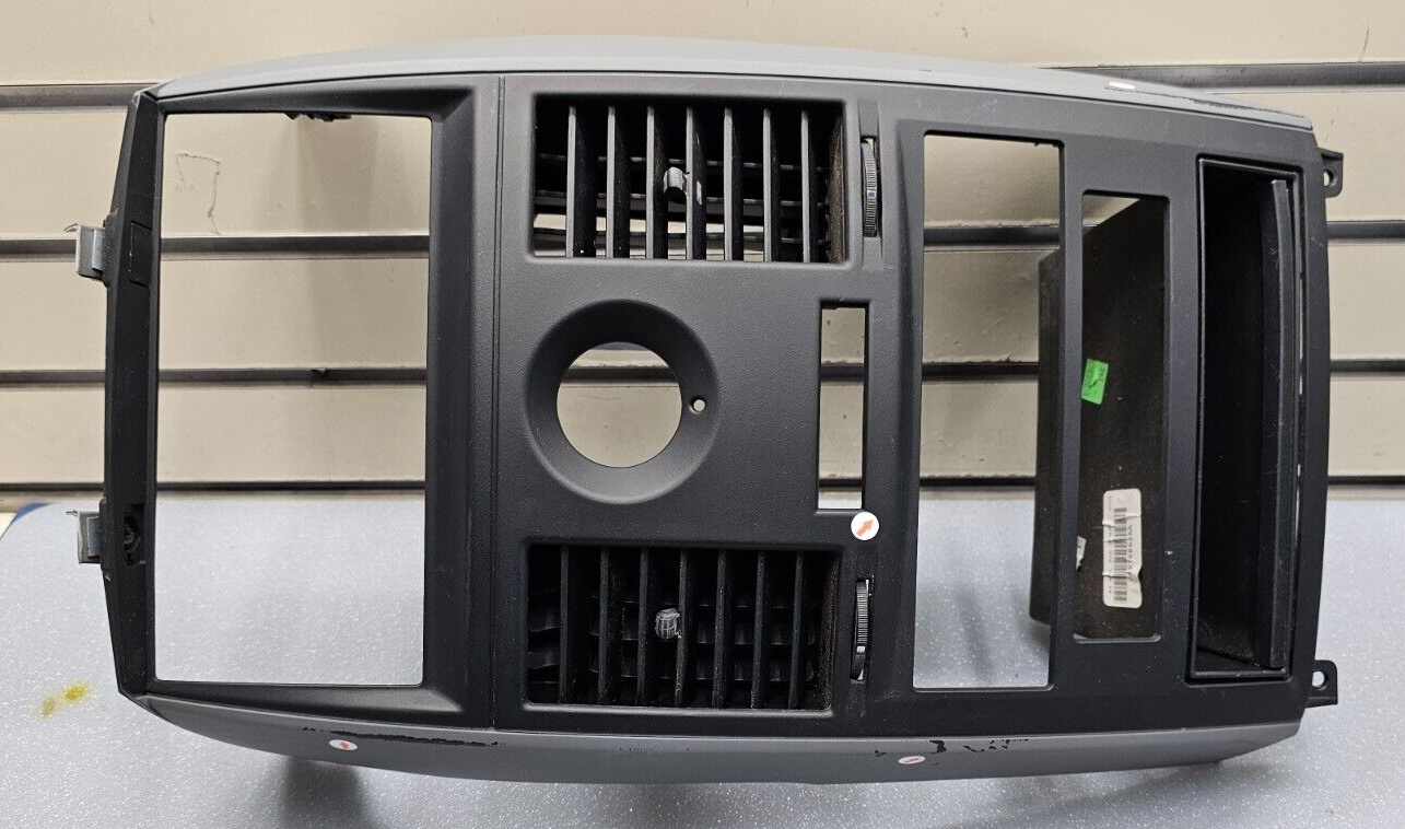 08-10 Grand Caravan Town Country Dash AM FM Radio Stereo Trim Bezel Panel Black
