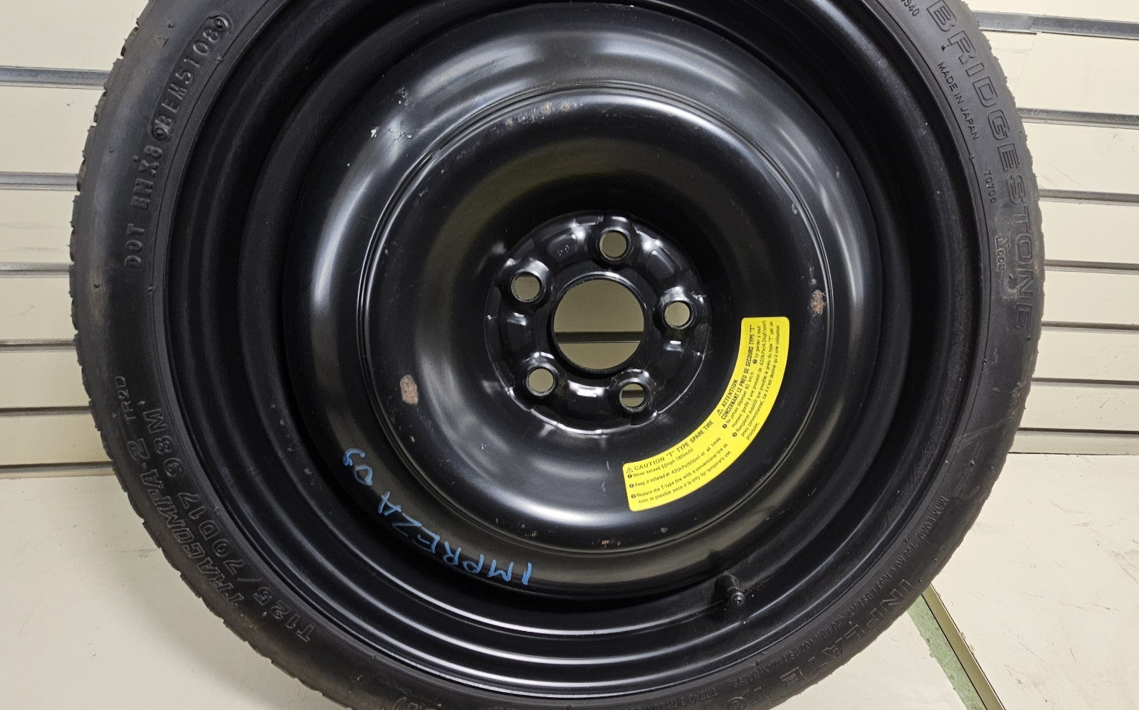 🔥2008-2014 SUBARU IMPREZA COMPACT SPARE TIRE WHEEL DONUT RIM OEM