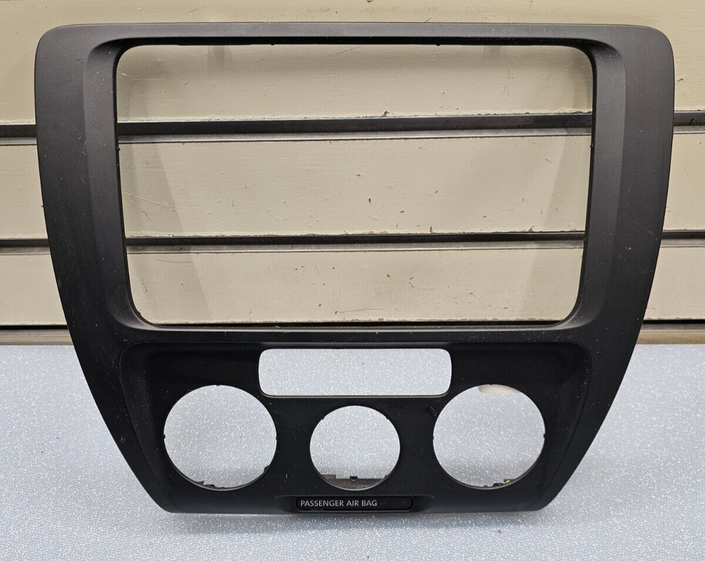 11-14 VW Jetta Dash Radio Stereo Display Climate Control Bezel Trim Panel Black