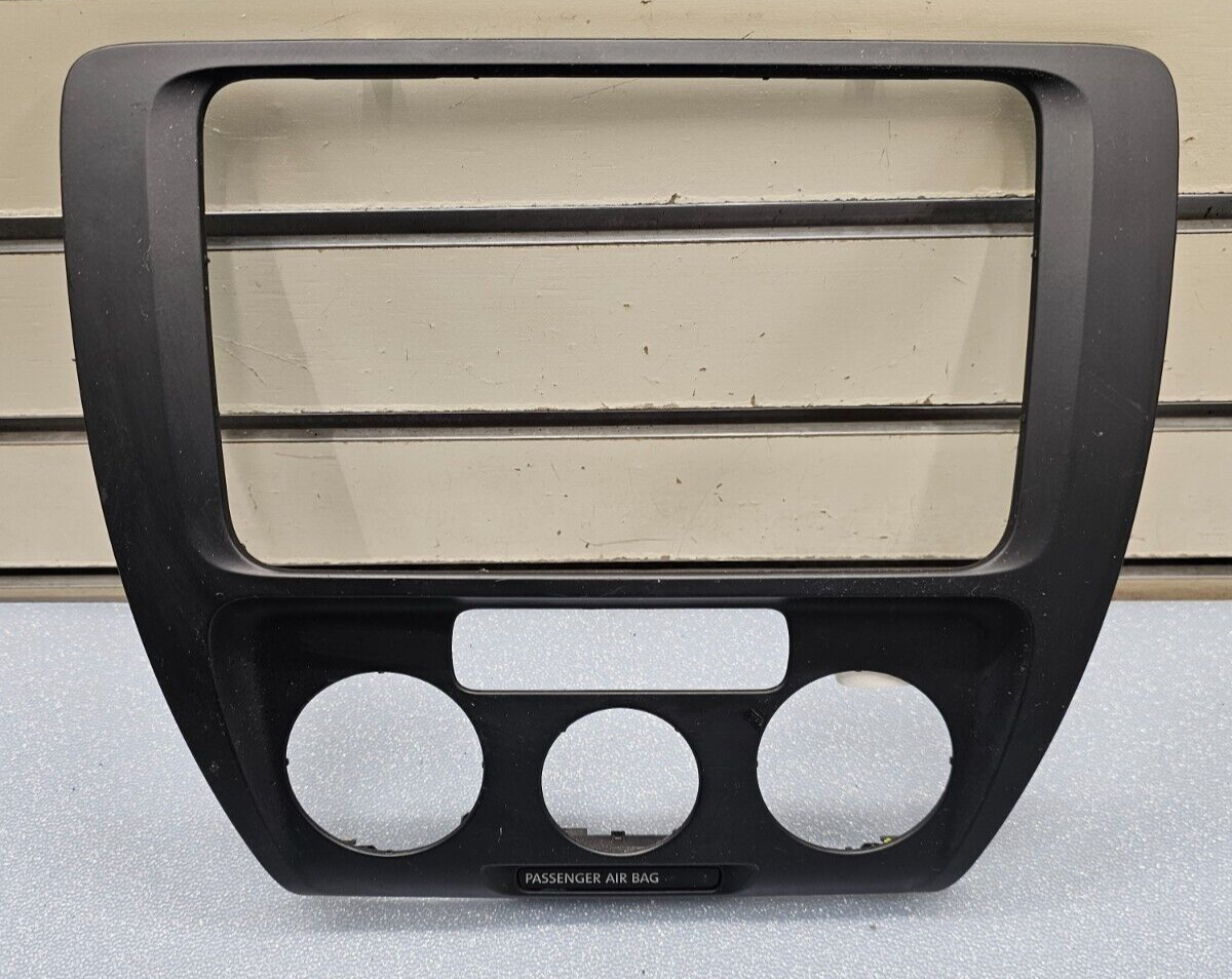 11-14 VW Jetta Dash Radio Stereo Display Climate Control Bezel Trim Panel Black