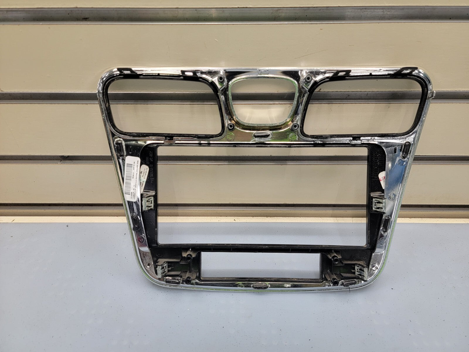 🔥11-14 Chrysler 200 Radio Climate Dash Trim Bezel with Traction Control SILVER