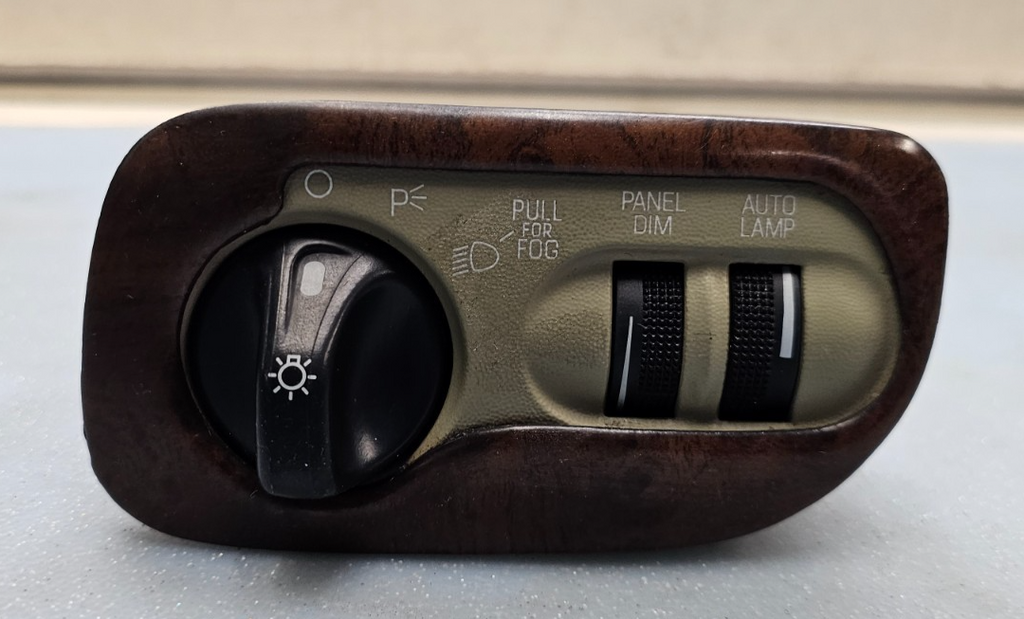 🔥97-03 Ford F-150 EXPEDITION Headlight Dimmer Lamp Switch w/ Fog Wood HS3