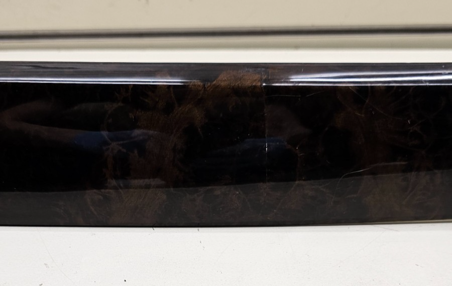 06-13 BMW E90 E92 FRONT RIGHT PASSENGER DASH TRIM PANEL VENT WALNUT WOODGRAIN