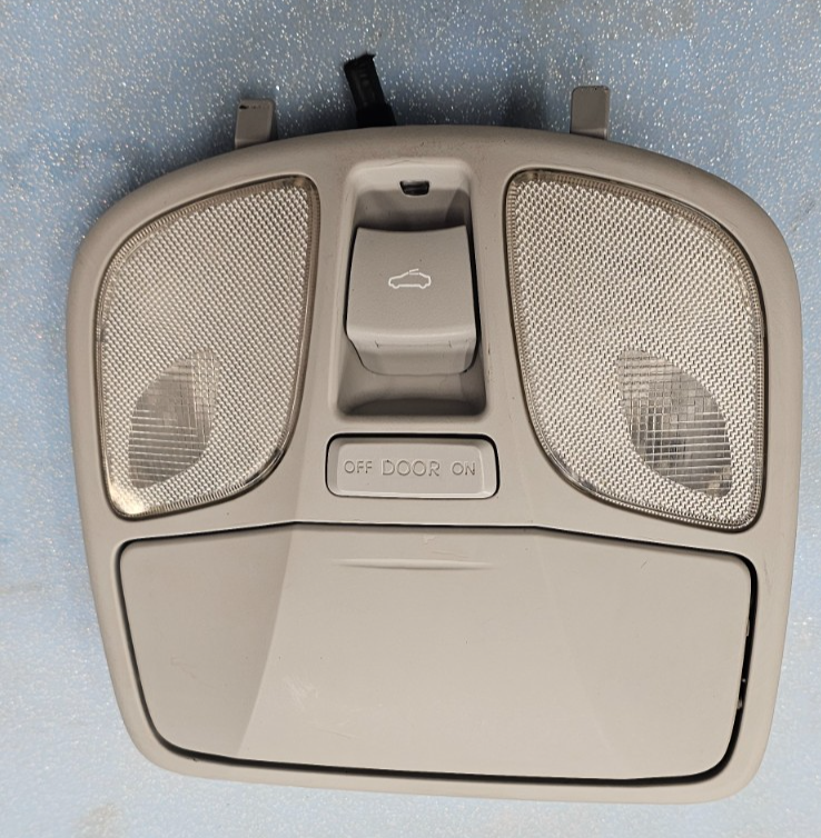 🔥11-14 HYUNDAI SONATA OVERHEAD CONSOLE DOME LIGHT STORAGE SUNROOF STORAGE GRAY