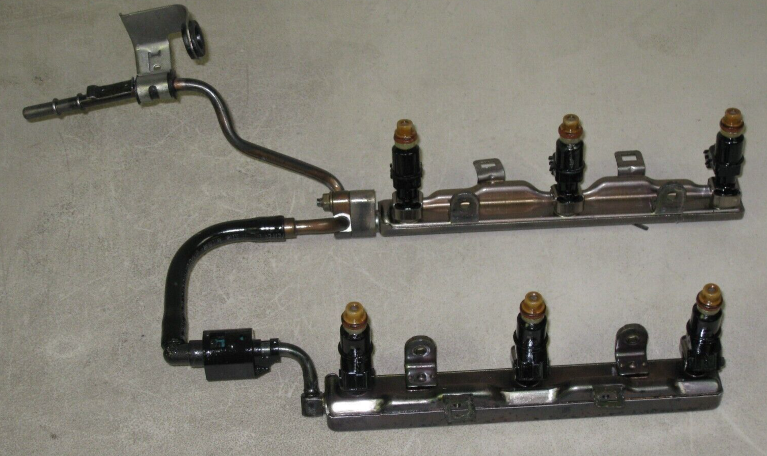 🔥06 - 09 Honda Odyssey Pilot Ridgeline 3.5L 6 Cyl. Six Fuel Injectors & Rails
