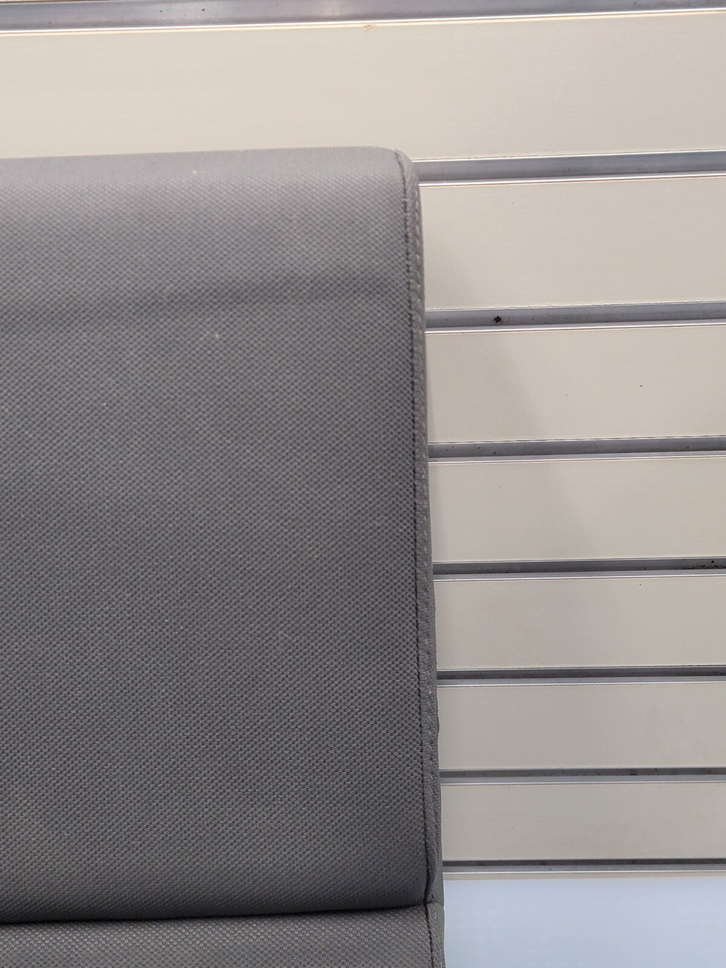 04-08 Ford F-150 Jump Seat Center Console Armrest CupHolder Cloth dark gray JS1
