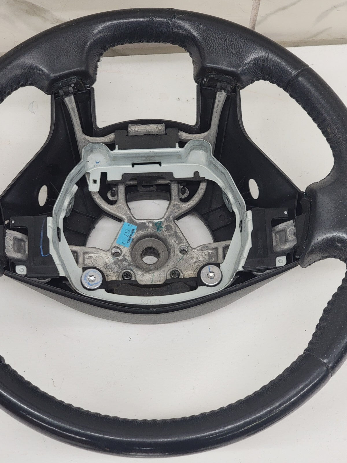 🔥07-12 Nissan Altima Left Driver Steering Column Wheel Cover Leather Black OEM