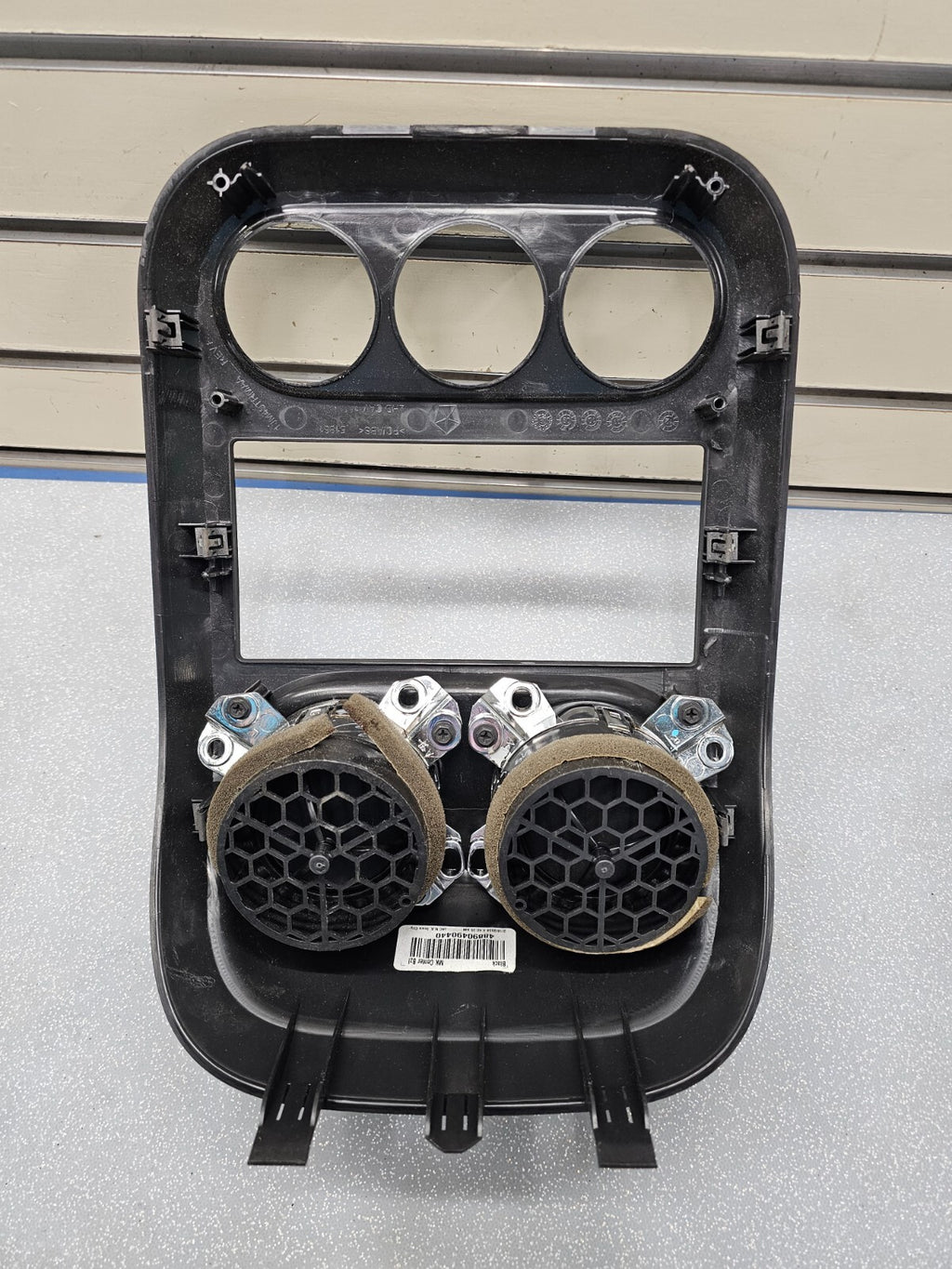 🔥10-16 Jeep Compass Patriot Center Radio Climate Dash Trim Bezel Vents BLACK