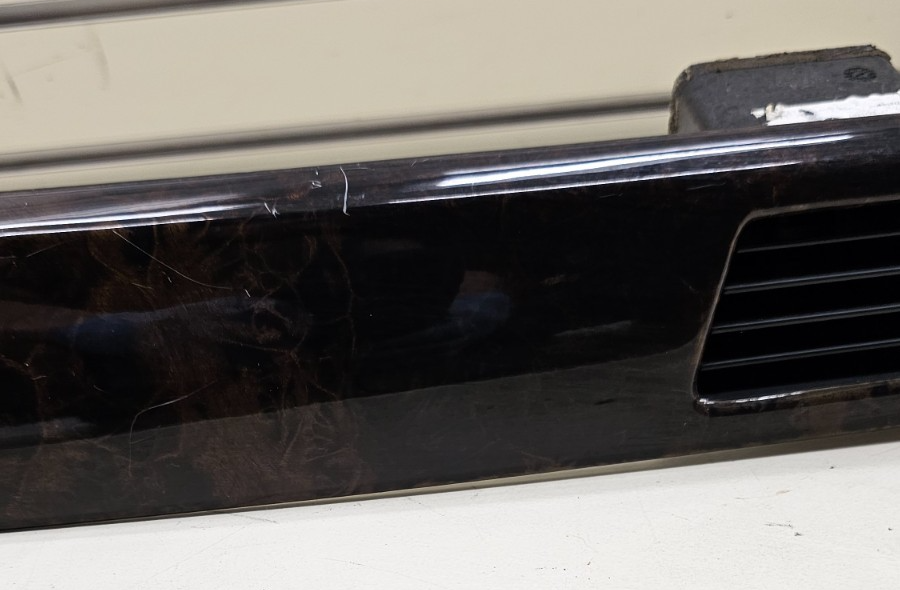 06-13 BMW E90 E92 FRONT RIGHT PASSENGER DASH TRIM PANEL VENT WALNUT WOODGRAIN