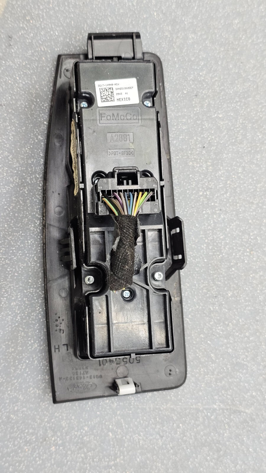 🔥13-19 FORD TAURUS LEFT DRIVER MASTER WINDOW POWER SWITCH ASSEMBLY BLACK OEM