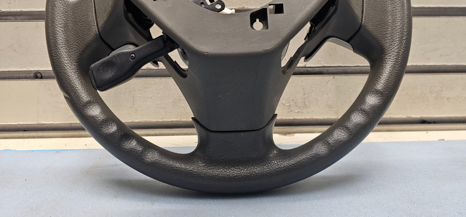 🔥09-13 TOYOTA MATRIX COROLLA FRONT STEERING COLUMN WHEEL ASSEMBLY BLACK LEATHE