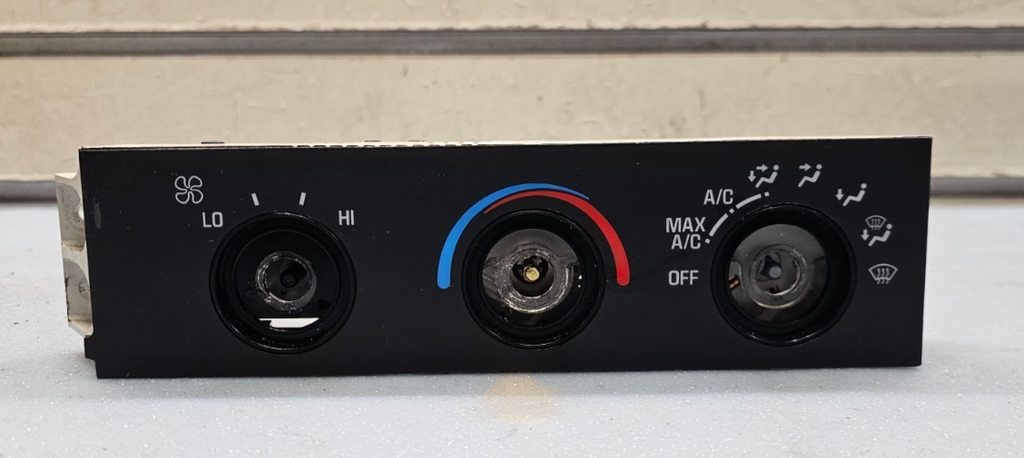 🔥01-07 Chevy Express A/C AC HVAC Heater Temperature Climate Control Dash Black