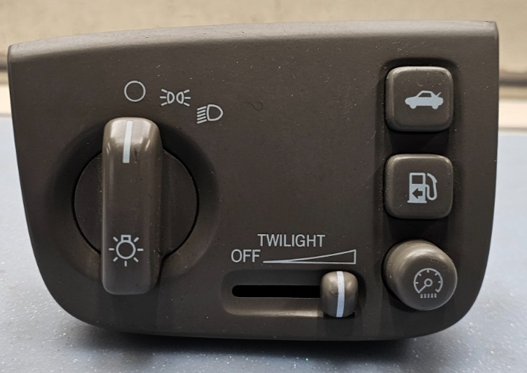 🔥00-05 Cadillac Deville Headlight Dimmer Switch Trunk Gas Door Assembly DK TAN