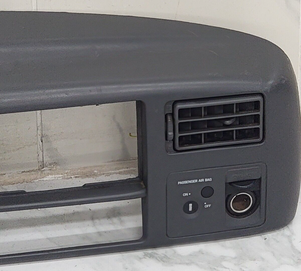 🔥99-04 Ford F250 F350 Dash Instrument Cluster Speedometer Bezel Panel Gray C22
