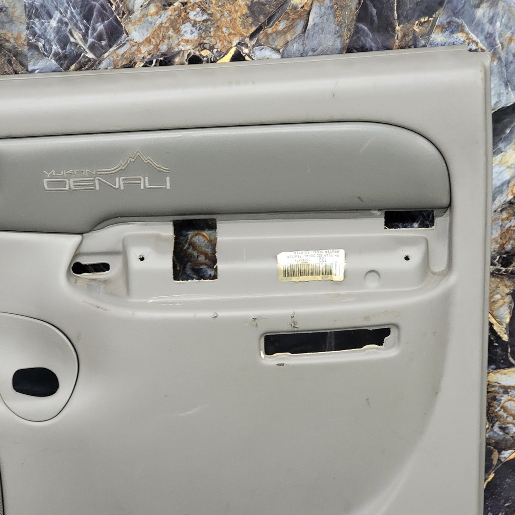 🔥99-06 Silverado YUKON Door Panel Rear RIGHT /No Arm LIGHT GRAY Denali LG09 D6