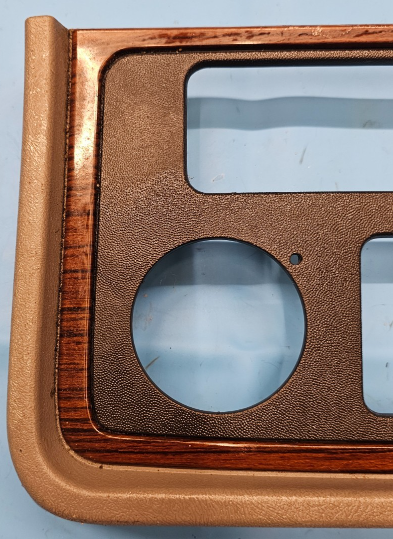 🔥03-06 Escalade Dash AM FM Radio Bezel Trim Instrument Panel Assembly woodgrain