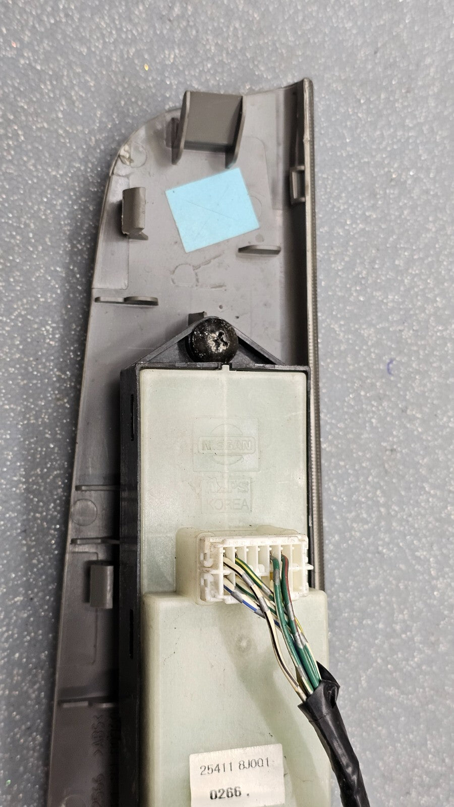 🔥04-06 NISSAN ALTIMA RIGHT PASSENGER FRONT POWER DOOR WINDOW SWITCH SILVER OEM