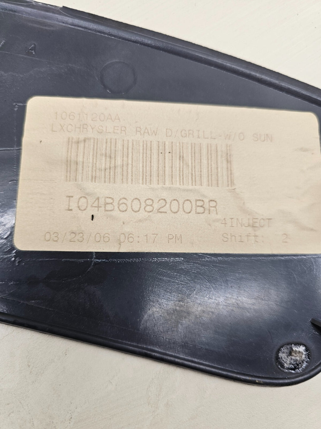 🔥05-07 CHRYSLER 300 UPPER DASHBOARD DASH PAD TRIM DEFROST PANEL BLACK OEM DP5
