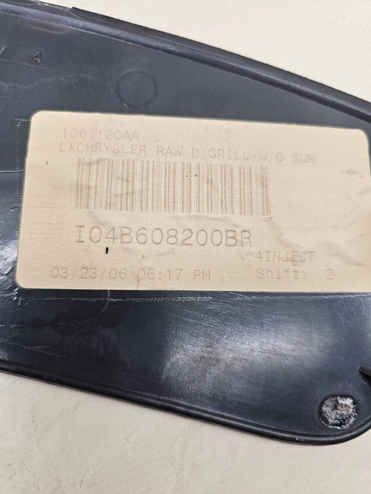 🔥05-07 CHRYSLER 300 UPPER DASHBOARD DASH PAD TRIM DEFROST PANEL BLACK OEM DP5