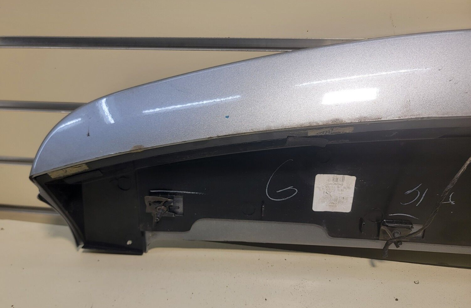 🔥2011-2017 Jeep Compass Lift Gate Hatch Spoiler Third W/Brake Light Wing Gray