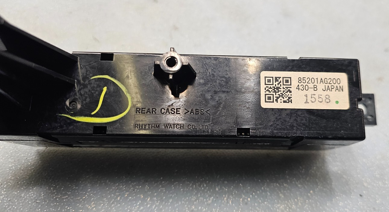 🔥07-09 SUBARU LEGACY OUTBACK DIGITAL CENTER DASH AUTO CLOCK ASSEMBLY BLACK