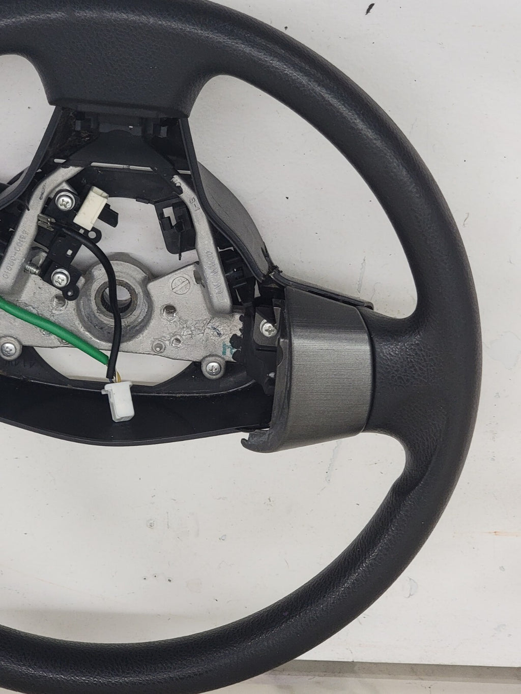 🔥06-12 TOYOTA RAV4 LEFT DRIVER STEERING COLUMN WHEEL COVER LEATHER BLACK OEM