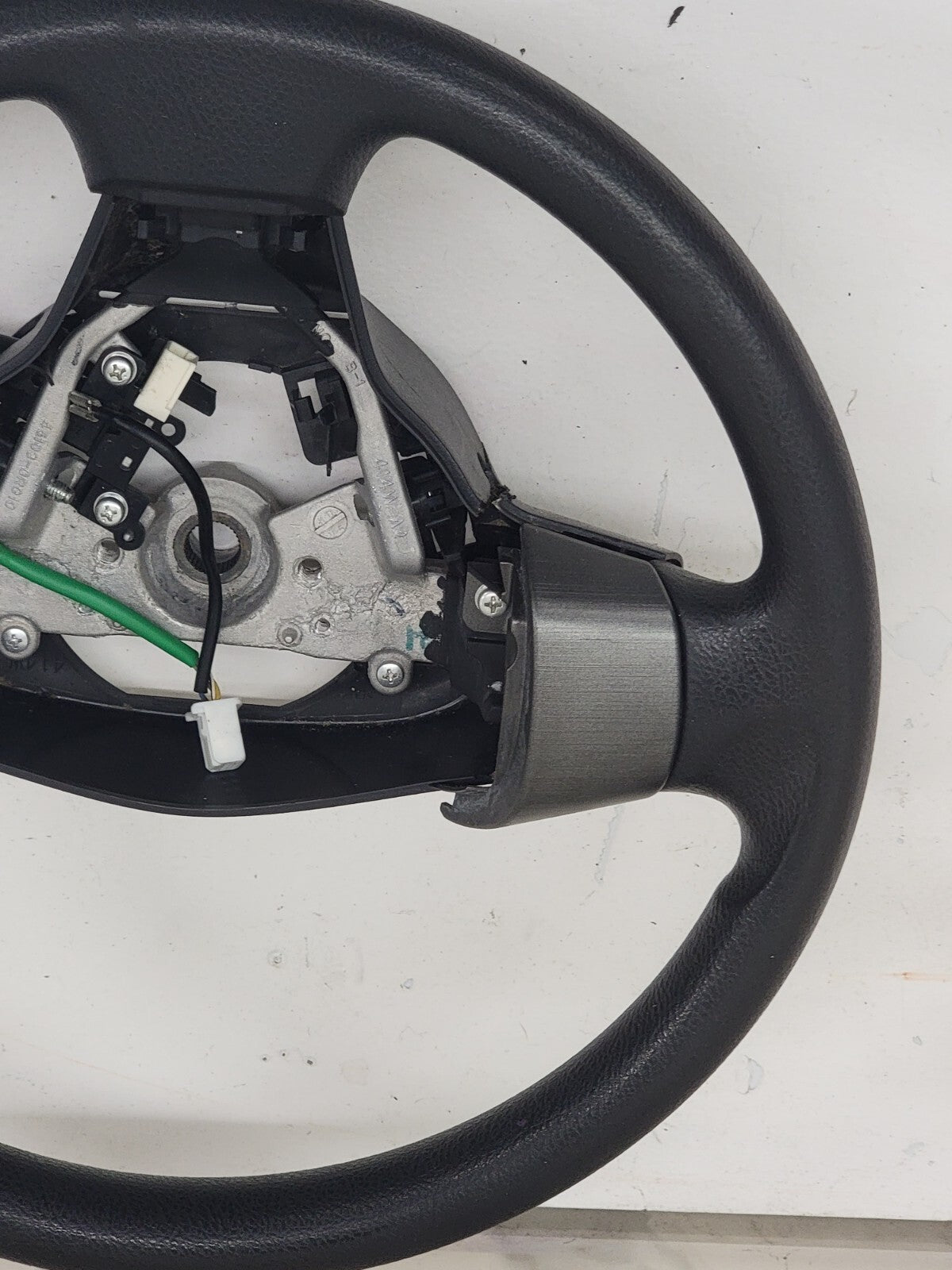 🔥06-12 TOYOTA RAV4 LEFT DRIVER STEERING COLUMN WHEEL COVER LEATHER BLACK OEM