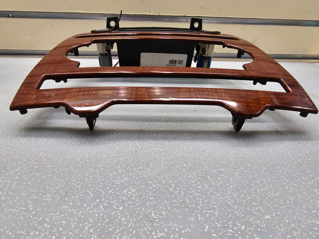 🔥05-07 JEEP GRAND CHEROKEE DASH PANEL RADIO SURROUND TRIM BEZEL WOODGRAIN OEM