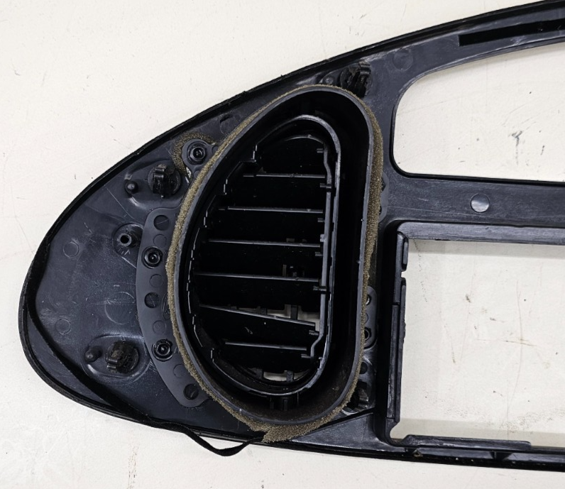🔥97-03 Ford E-150 Econoline Dash Instrument Cluster Bezel Climate Radio Black