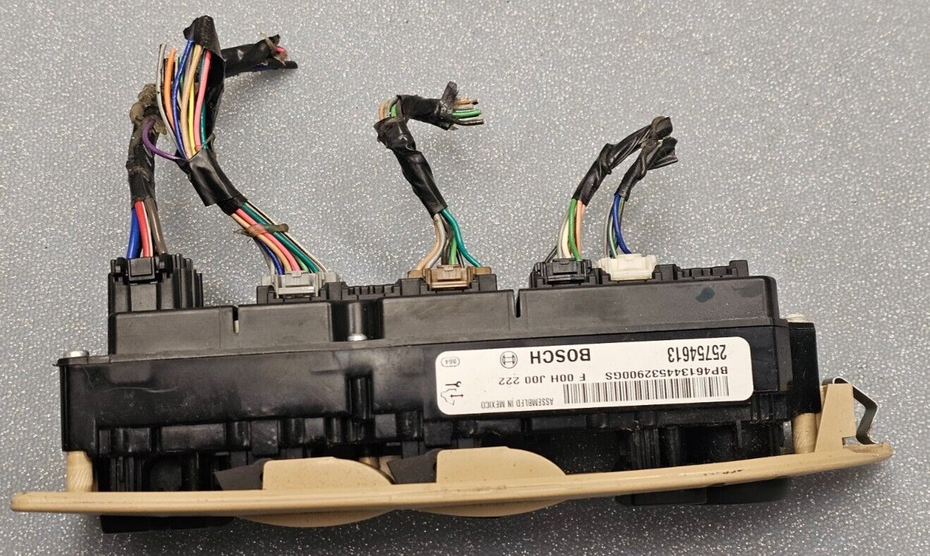 🔥06-11 Buick Lucerne Front Left Driver Master Power Window Switch Assembly Tan