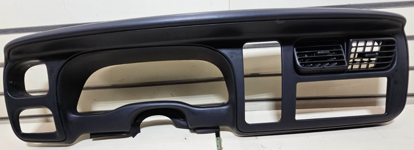 🔥98-00 Dakota Durango Dash Instrument Speedometer Cluster Bezel black C30
