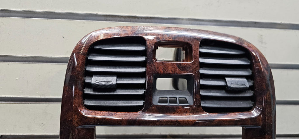 🔥02-05 HYUNDAI SONATA CLIMATE WOOD AC CLIMATE CONTROL SWITCH BEZEL RADIO WOOD