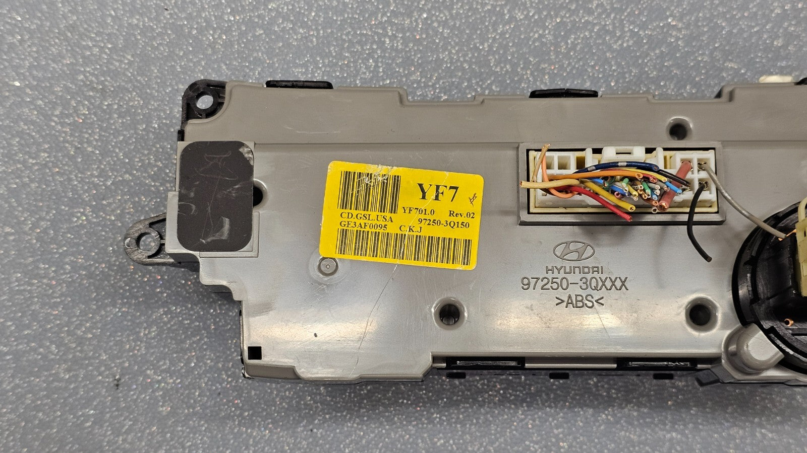 11-13 Hyundai Sonata Heater Temperature Climate Control Panel Unit Conditioning