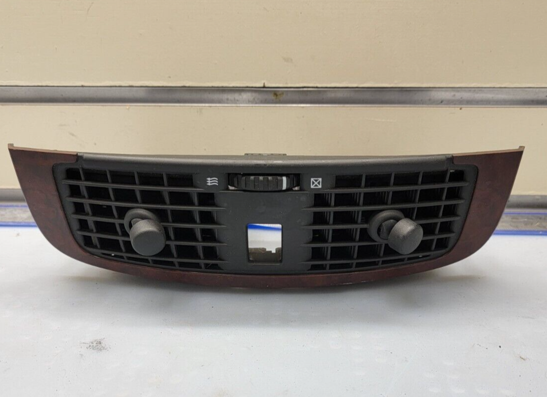 🔥03-07 CADILLAC CTS CENTER DASH Bezel DUAL AIR VENT Assembly TRIM WOODGRAIN