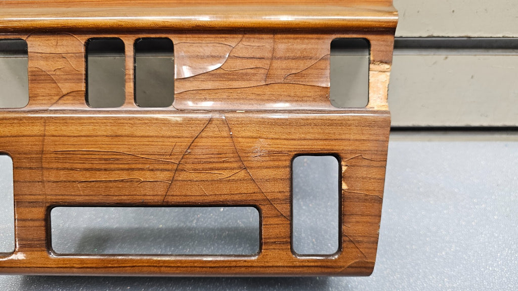 86-96 Mercedes Benz W124 Dash Center Panel Climate Control Bezel OEM Woodgrain